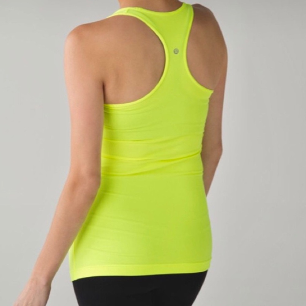 Lululemon Neon Green Racerback Top